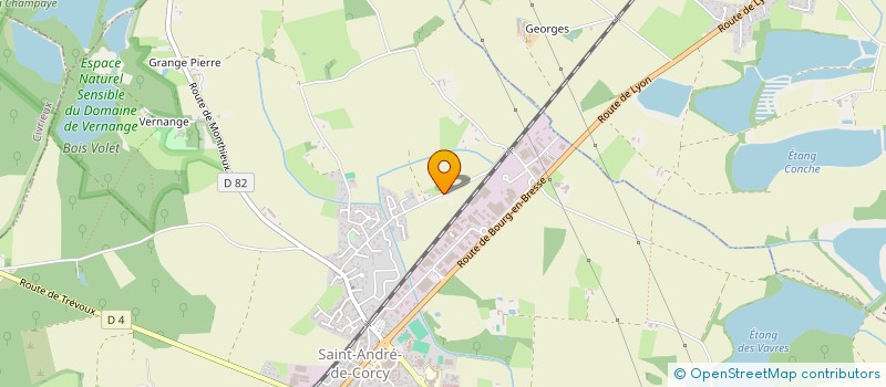 localisation de l'entreprise MONSIEUR RENALD RODRIGUEZ  SAINT-ANDRE-DE-CORCY