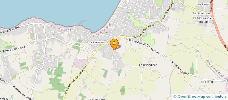 localisation de l'entreprise MONSIEUR RENALD SODOYER à LA PLAINE-SUR-MER