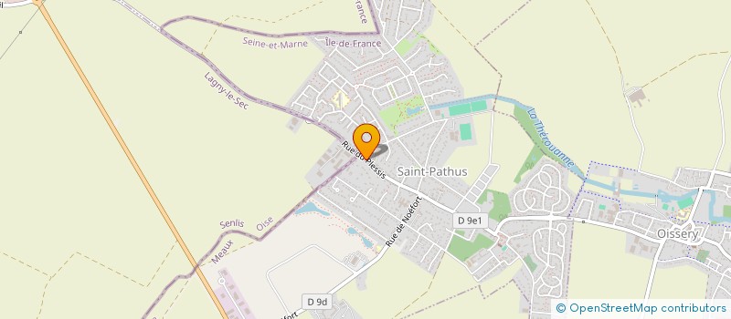 localisation de l'entreprise MONSIEUR RENALD THOUVENIN  SAINT-PATHUS