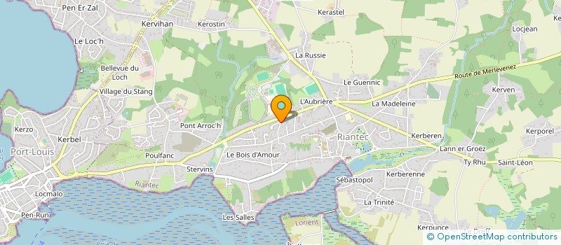 localisation de l'entreprise MONSIEUR RENALD TOURNEUX  RIANTEC