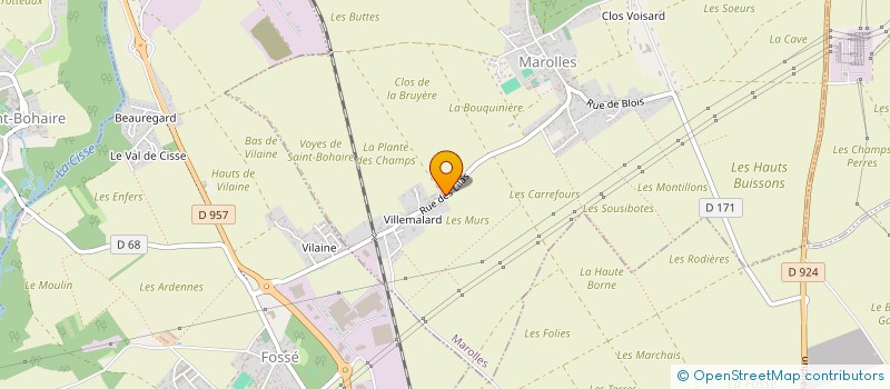 localisation de l'entreprise MONSIEUR RENALD XHEMO  MAROLLES