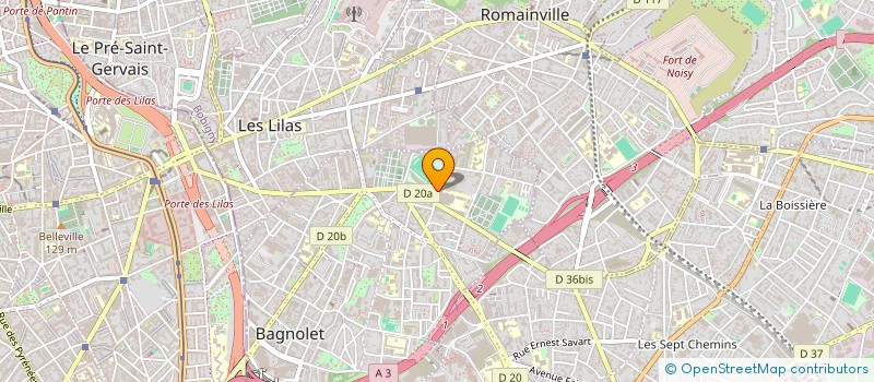 localisation de l'entreprise MONSIEUR RENALDO ALEXANDRE à BAGNOLET