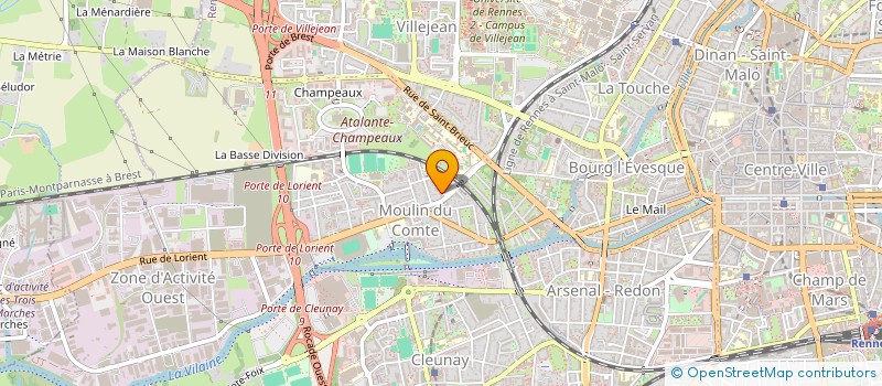 localisation de l'entreprise MONSIEUR RENALDO DE MEULEMEESTER  RENNES