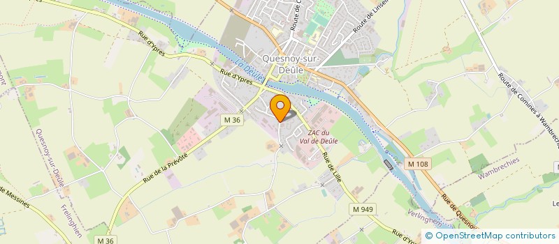 localisation de l'entreprise MONSIEUR RENALDO DELLE VEDOVE à DEULEMONT
