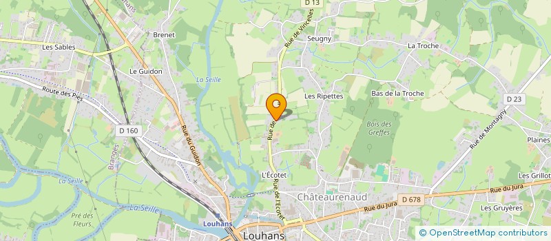 localisation de l'entreprise MONSIEUR RENALDO FABULET à LOUHANS