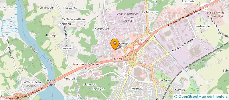 localisation de l'entreprise MONSIEUR RENALDO LOPER  CAUDAN