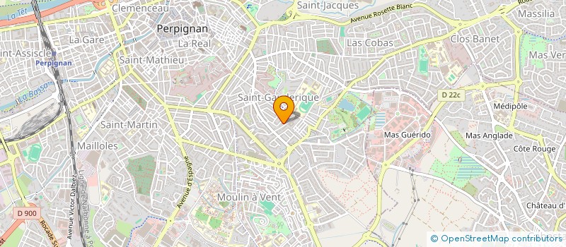 localisation de l'entreprise MONSIEUR RENALDO MARQUES  ALMEIDA  PERPIGNAN