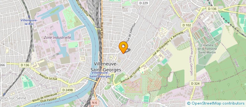 localisation de l'entreprise MONSIEUR RENALDO MEMED  VILLENEUVE-SAINT-GEORGES