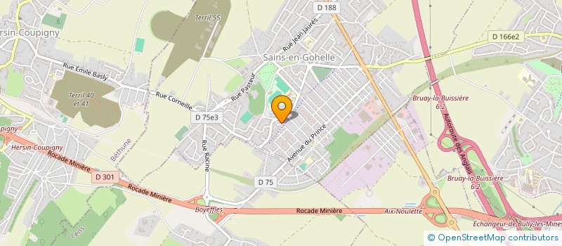 localisation de l'entreprise MONSIEUR RENALDO ZITELLI  SAINS EN GOHELLE