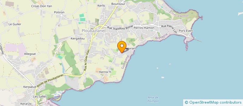 localisation de l'entreprise MONSIEUR RENAN ANDRE MARZIN  PLOUBAZLANEC