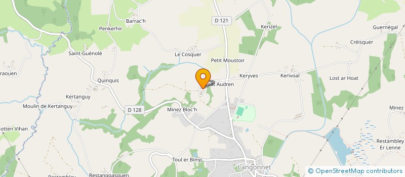 localisation de l'entreprise MONSIEUR RENAN ANNIC  LANGONNET