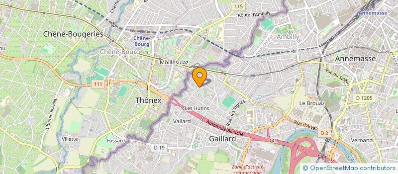 localisation de l'entreprise MONSIEUR RENAN CHAGAS DE CARVALHO RAYMUNDO  GAILLARD