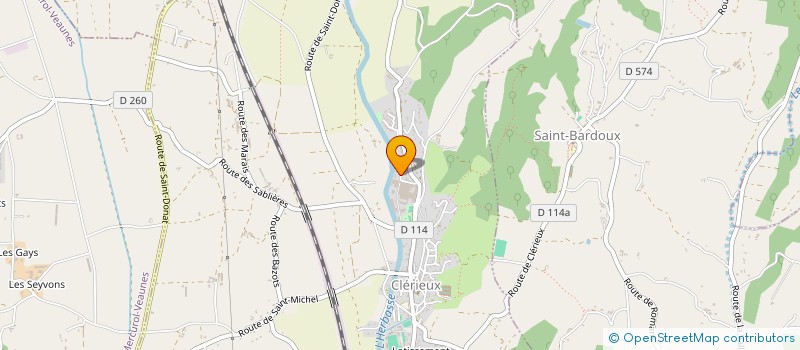 localisation de l'entreprise MONSIEUR RENAN CHAPOULIER  CLERIEUX