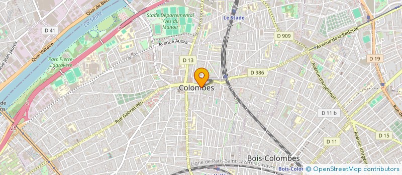localisation de l'entreprise MONSIEUR RENAN CHESNEL à COLOMBES