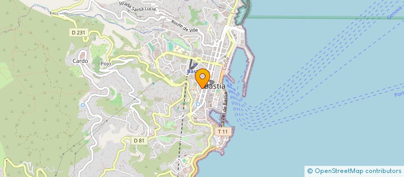 localisation de l'entreprise MONSIEUR RENAN GUERRINI à BASTIA