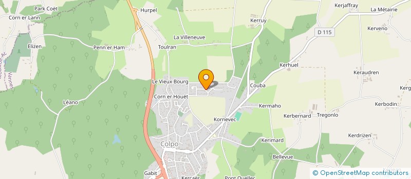 localisation de l'entreprise MONSIEUR RENAN HAMIEAU  COLPO