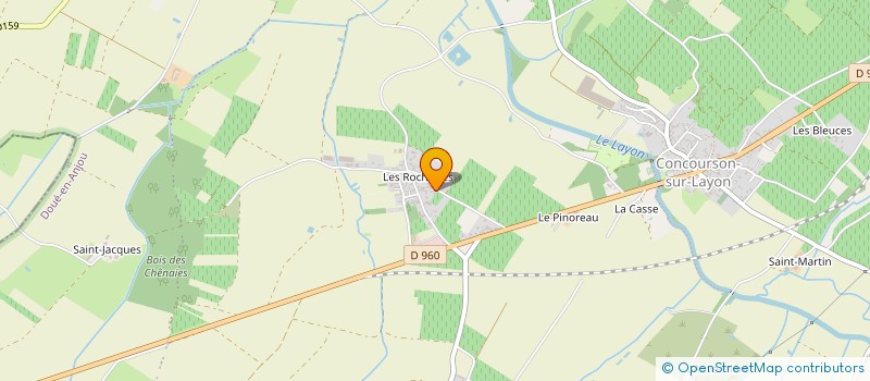 localisation de l'entreprise MONSIEUR RENAN PETTON à DOUE-EN-ANJOU