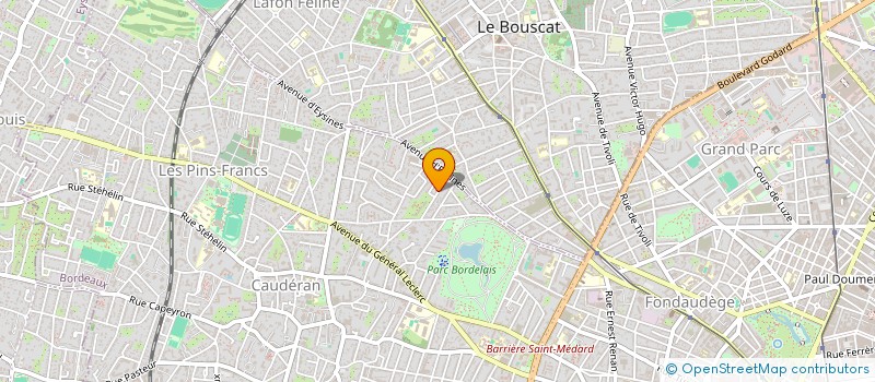 localisation de l'entreprise MONSIEUR RENAN SAINTE CLUQUE  BORDEAUX