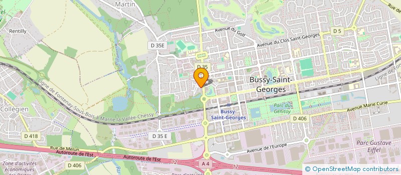 localisation de l'entreprise MONSIEUR RENATO ADLY MOUSA  BUSSY-SAINT-GEORGES