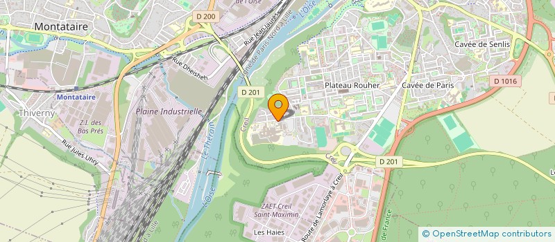 localisation de l'entreprise MONSIEUR RENATO DEMONTIS  CREIL