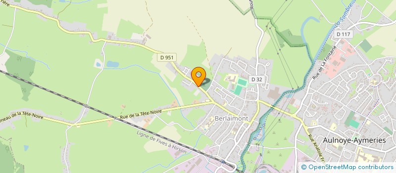 localisation de l'entreprise MONSIEUR RENATO FARRICELLI  BERLAIMONT