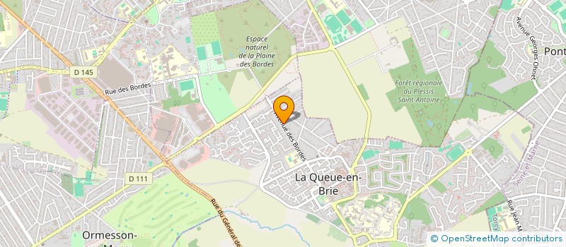 localisation de l'entreprise MONSIEUR RENATO FERREIRA  LA QUEUE-EN-BRIE