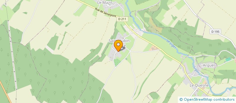 localisation de l'entreprise MONSIEUR RENATO GOT  SAINT-AUBIN-RIVIERE