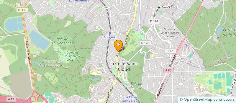 localisation de l'entreprise MONSIEUR RENATO JUNIOR LUZ SANCHES  LA CELLE-SAINT-CLOUD