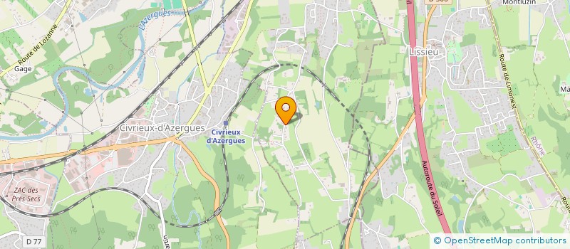 localisation de l'entreprise MONSIEUR RENATO MAZZONE  MARCILLY-D'AZERGUES