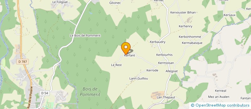 localisation de l'entreprise MONSIEUR RENATO PARIGI à SQUIFFIEC