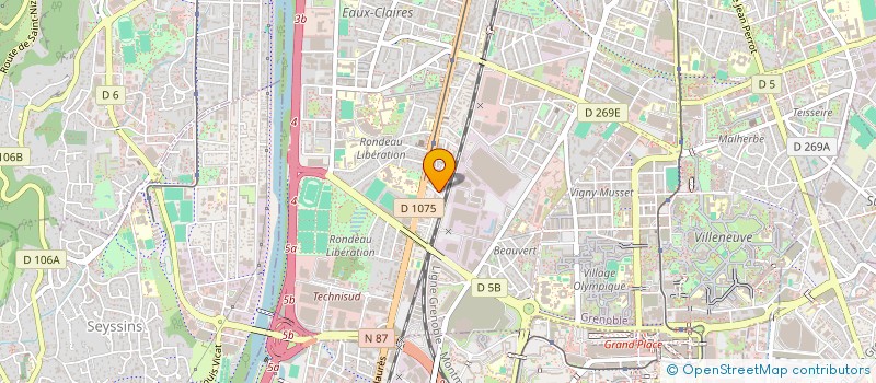 localisation de l'entreprise MONSIEUR RENATO PINHEIRO DE AGUIAR  GRENOBLE