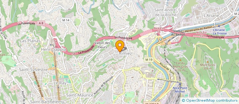 localisation de l'entreprise MONSIEUR RENATO RENZETTI  NICE