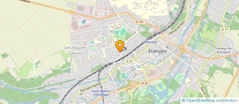 localisation de l'entreprise MONSIEUR RENATO SALVATORI à ETAMPES