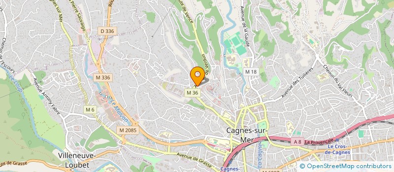 localisation de l'entreprise MONSIEUR RENATO SILVIA à CAGNES-SUR-MER