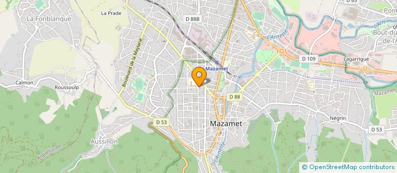 localisation de l'entreprise MONSIEUR RENATO STEFANI à MAZAMET