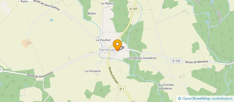 localisation de l'entreprise MONSIEUR RENATO TELO  SANTENAY