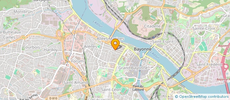 localisation de l'entreprise MONSIEUR RENAUD ACHARD DE LELUARDIERE à BAYONNE