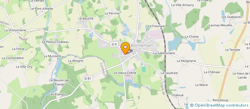 localisation de l'entreprise MONSIEUR RENAUD ADELIS à BONNEMAIN