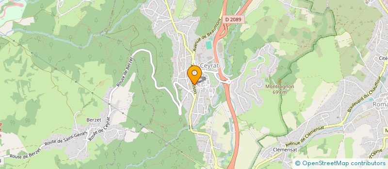 localisation de l'entreprise MONSIEUR RENAUD AGUADO à CEYRAT