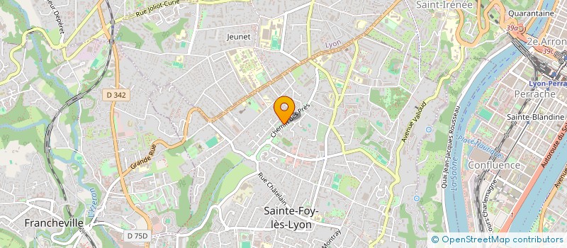 localisation de l'entreprise MONSIEUR RENAUD ALLARD à SAINTE-FOY-LES-LYON