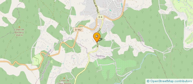 localisation de l'entreprise MONSIEUR RENAUD ALVES  FAYENCE