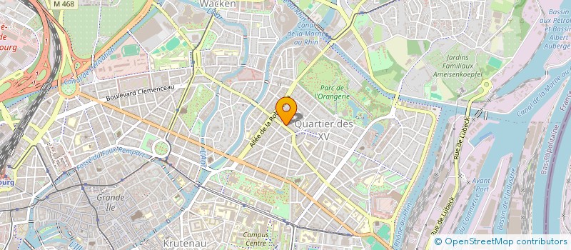 localisation de l'entreprise MONSIEUR RENAUD AMMOU à STRASBOURG