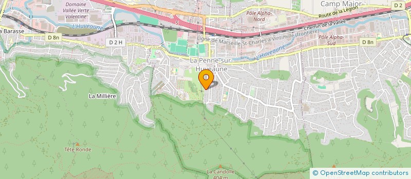 localisation de l'entreprise MONSIEUR RENAUD ANDREANI  LA PENNE-SUR-HUVEAUNE