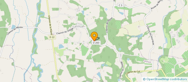 localisation de l'entreprise MONSIEUR RENAUD ANDRIVOT  LANNUX