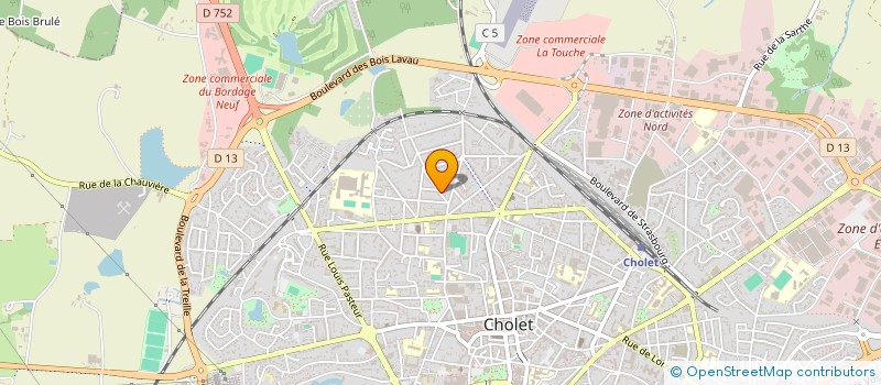 localisation de l'entreprise MONSIEUR RENAUD ARNOU à CHOLET