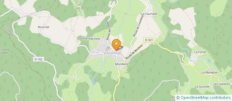 localisation de l'entreprise MONSIEUR RENAUD AUBRY  VISCOMTAT