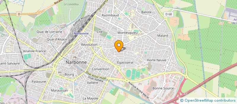 localisation de l'entreprise MONSIEUR RENAUD BALAGUER à NARBONNE