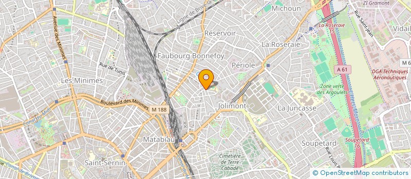 localisation de l'entreprise MONSIEUR RENAUD BARBE à TOULOUSE
