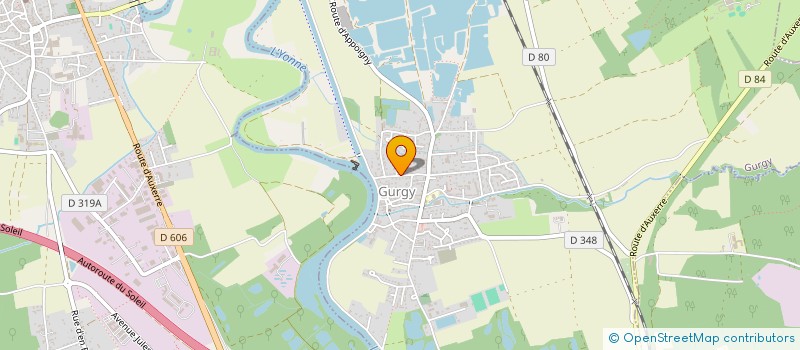 localisation de l'entreprise MONSIEUR RENAUD BARDIN  GURGY