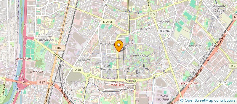 localisation de l'entreprise MONSIEUR RENAUD BARTHELEMY à GRENOBLE